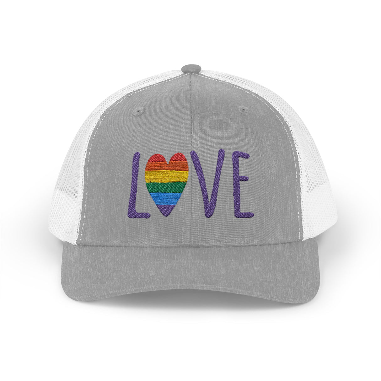 LOVE Rainbow Snapback Trucker Cap