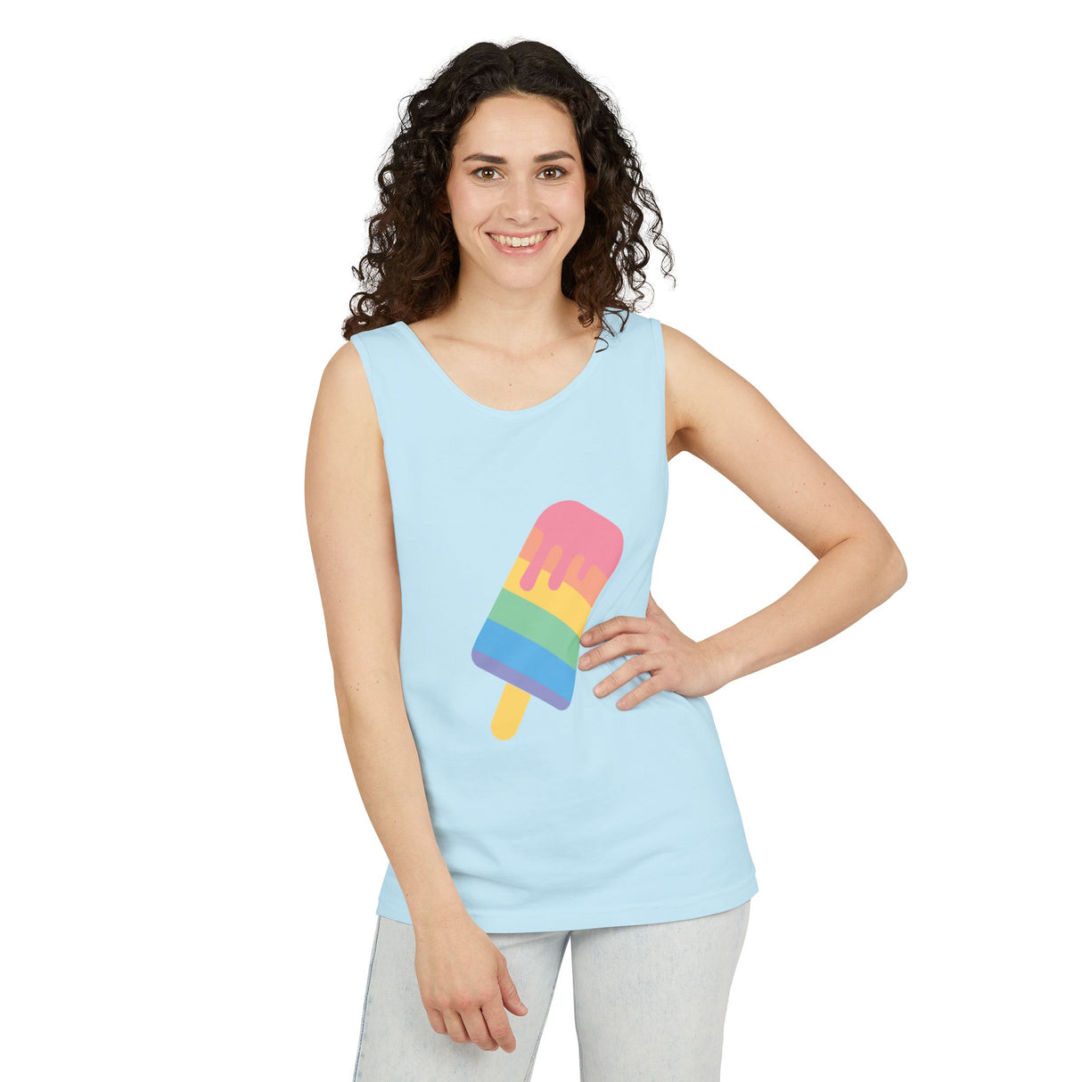Melting Point Popsicle Unisex Tank Top - Summer Vibes