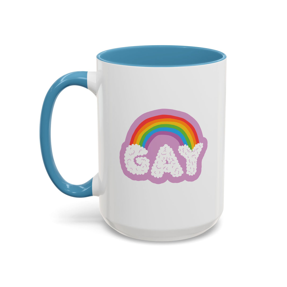 Gay Rainbow Cloud Mug - 11oz & 15oz Options