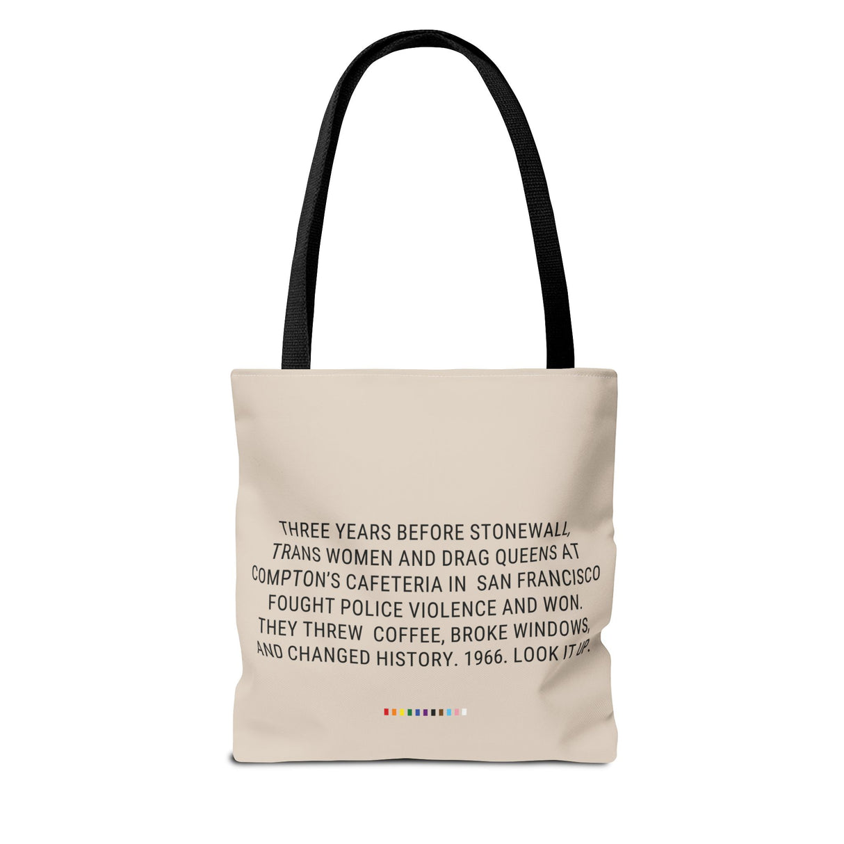 Compton’s 1966 Tote Bag – Carry the First Sparks