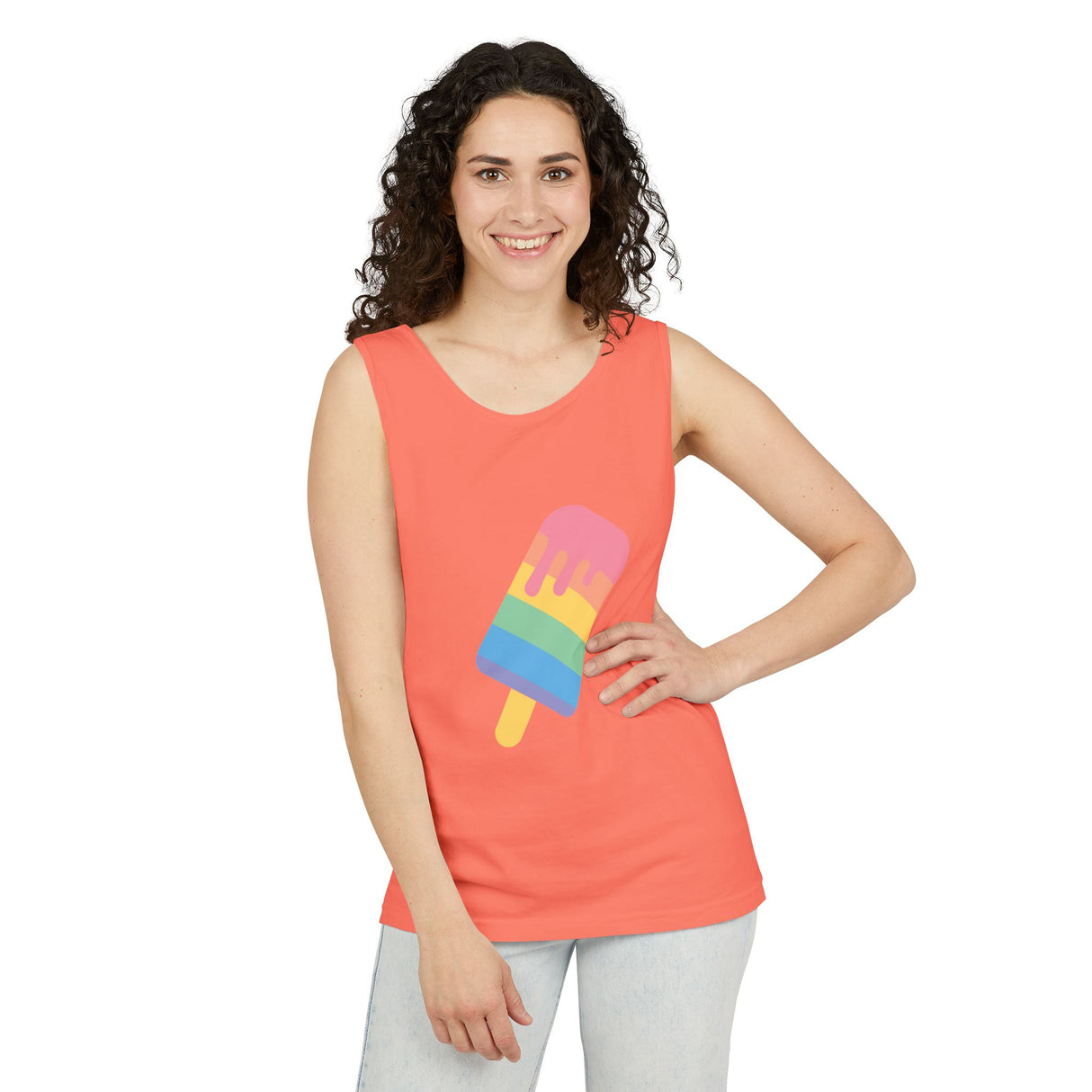 Melting Point Popsicle Unisex Tank Top - Summer Vibes