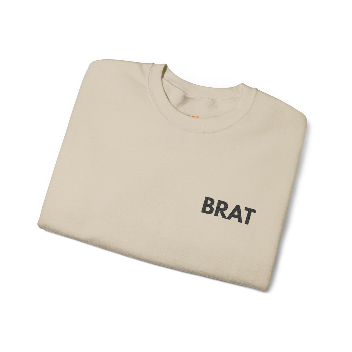 Brat Embroidered Sweatshirt – Soft Fabric, Sharp Tongue