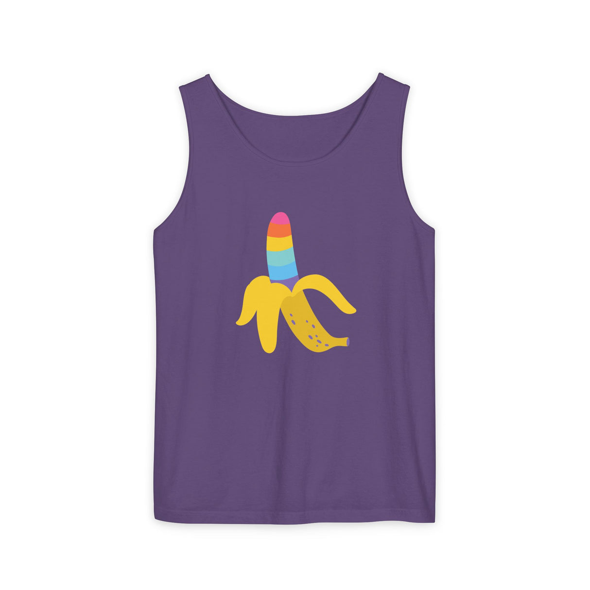 Banana Rainbow Tank Top Medium Weight