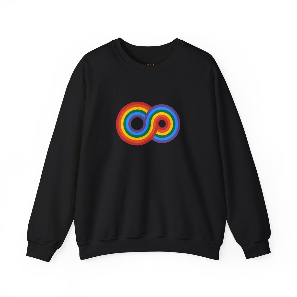 Gayfinity Rainbow Medium Weight Sweatshirt – Cozy Fit, Infinite Pride