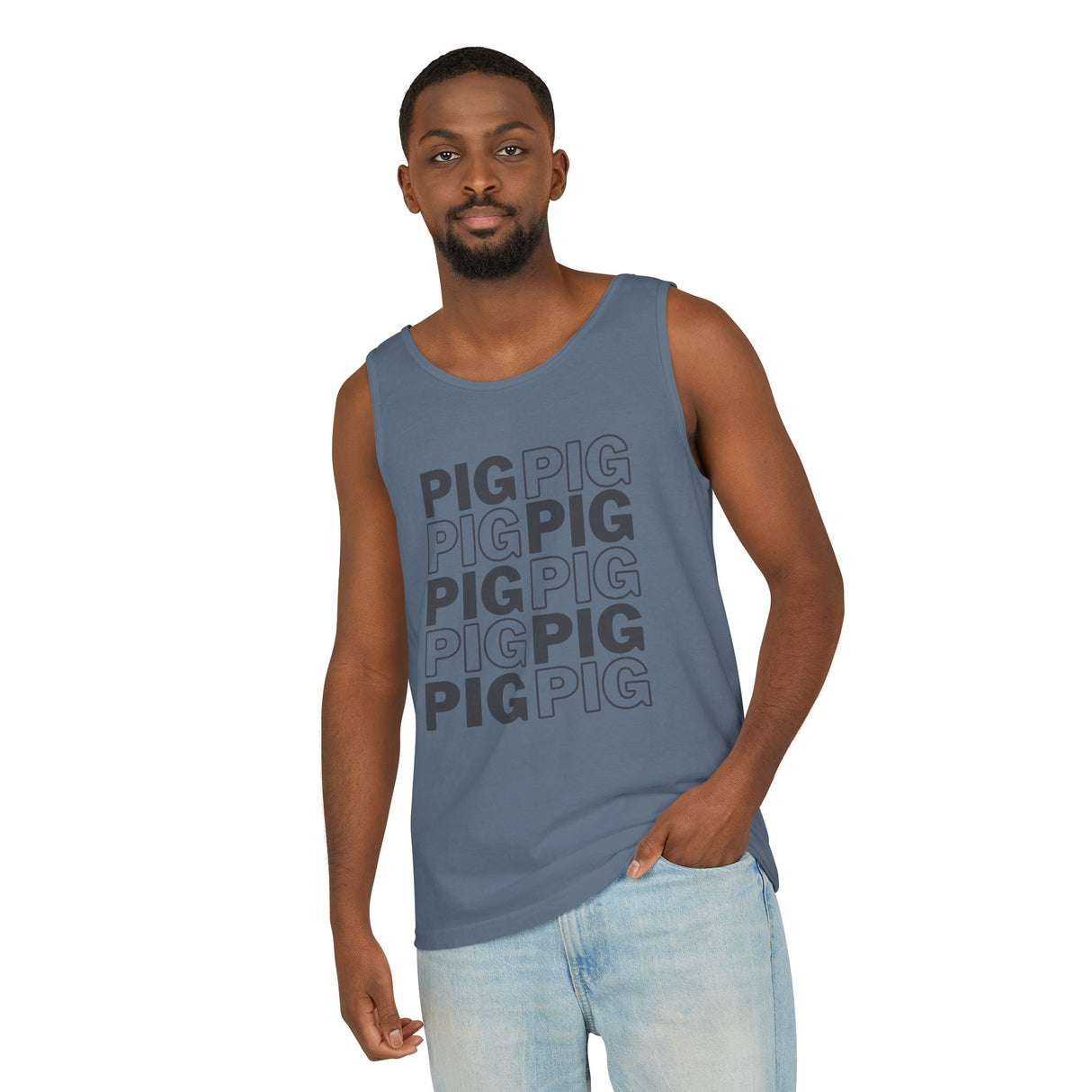 Pig Pattern Tank Top