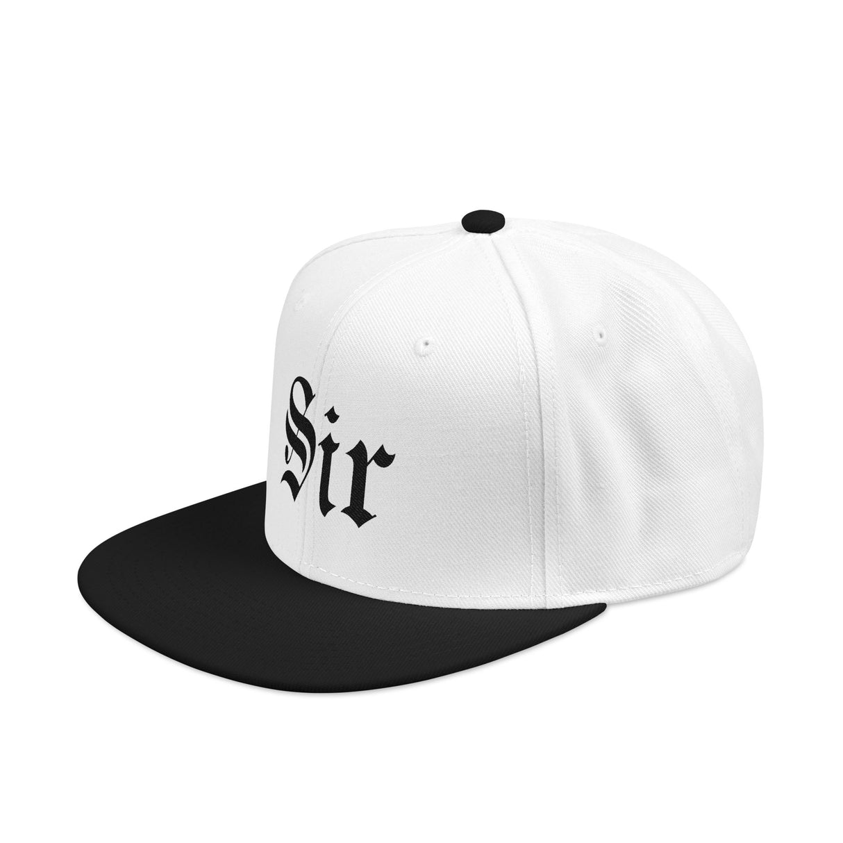 Sir Embroidered Snapback Hat