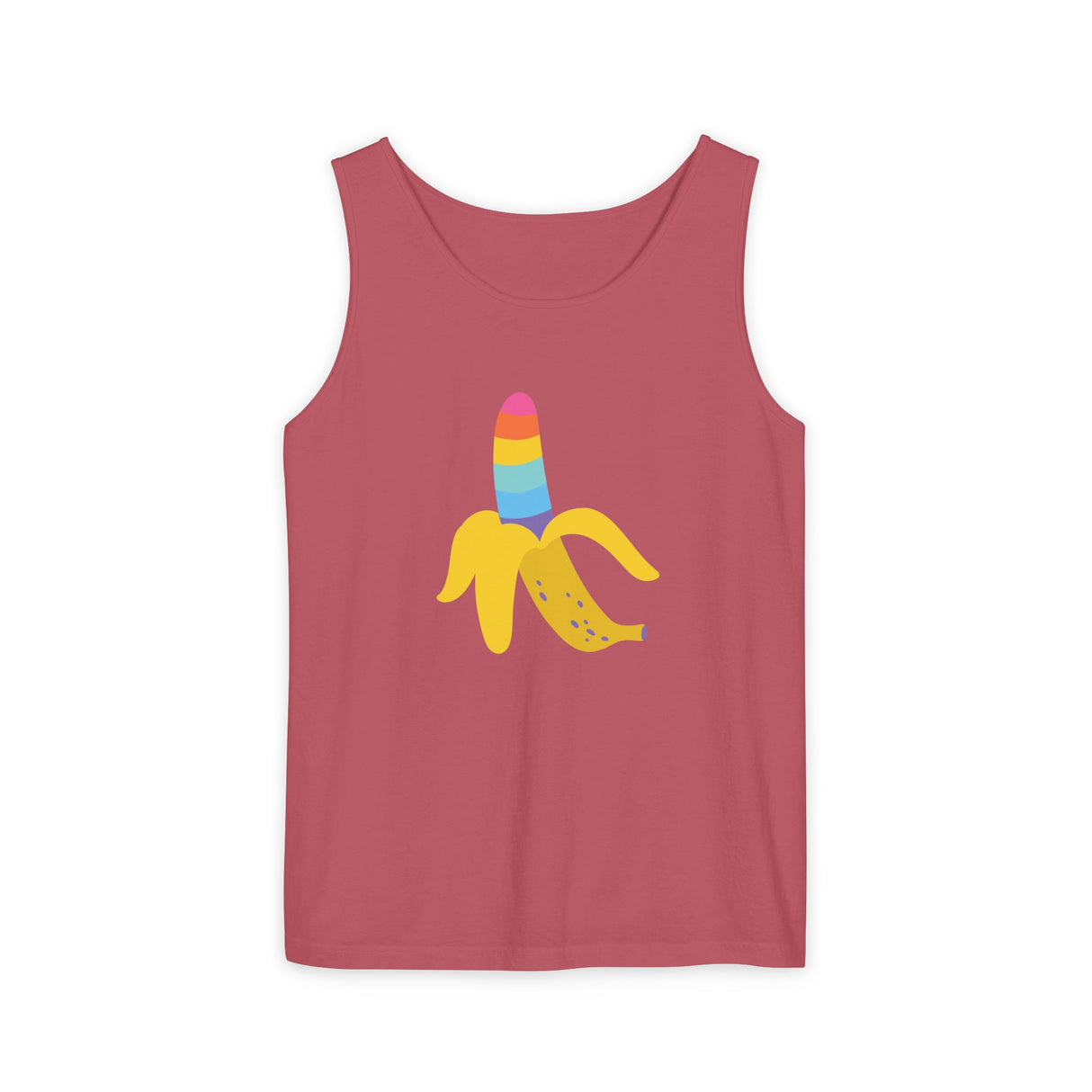 Banana Rainbow Tank Top Medium Weight