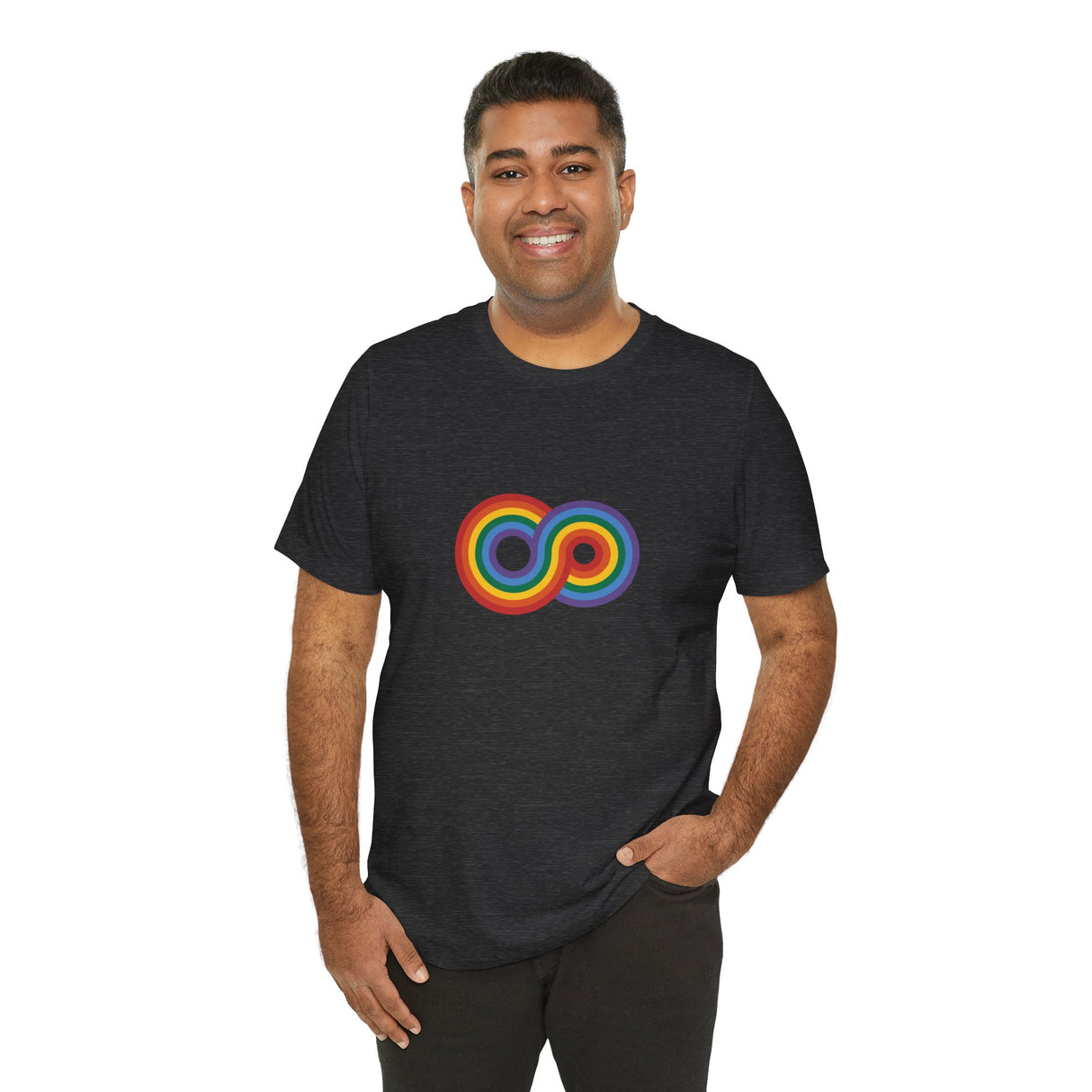 Gayfinity Rainbow Lightweight Tee – Infinite Pride, Everyday Softness