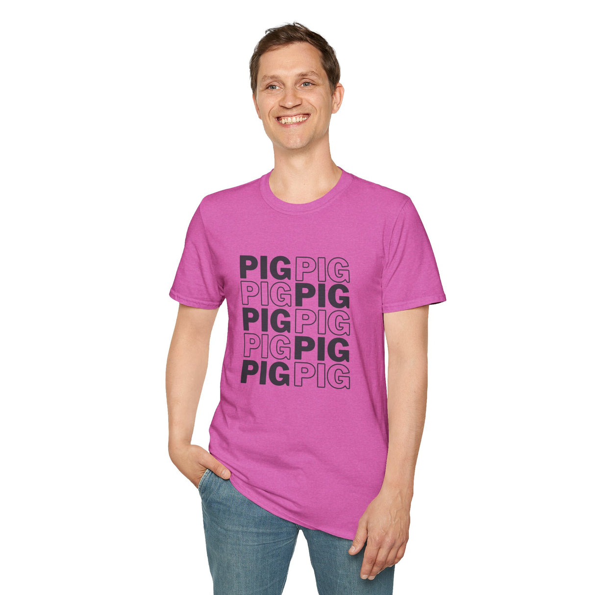 Pig Softstyle T-Shirt - Casual Comfort Tee for Everyday Wear