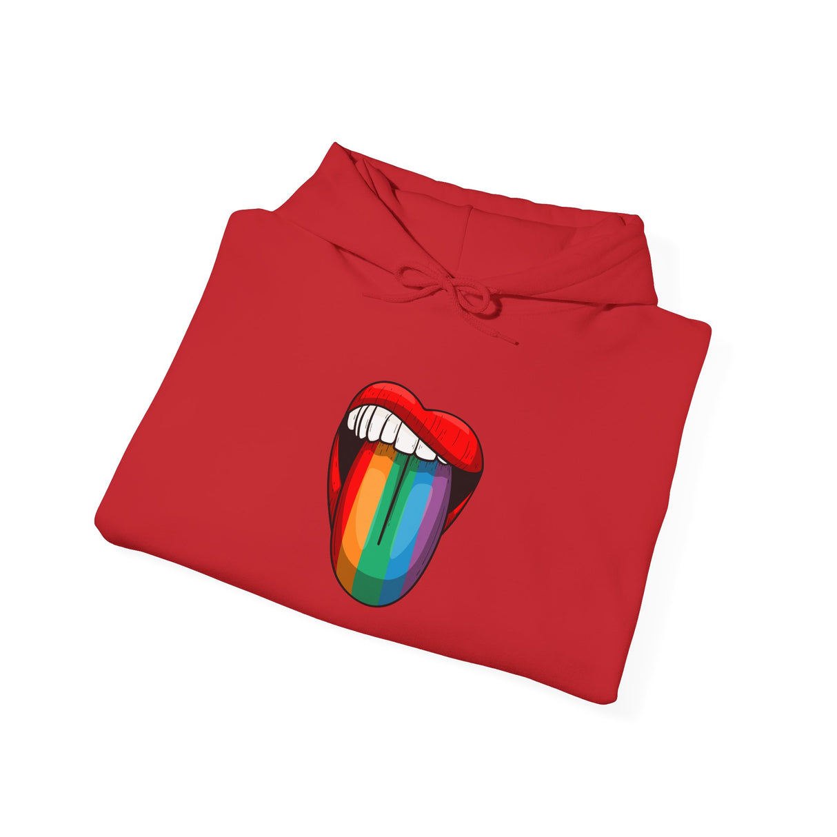 Rainbow Lick Cozy Pullover Hoodie