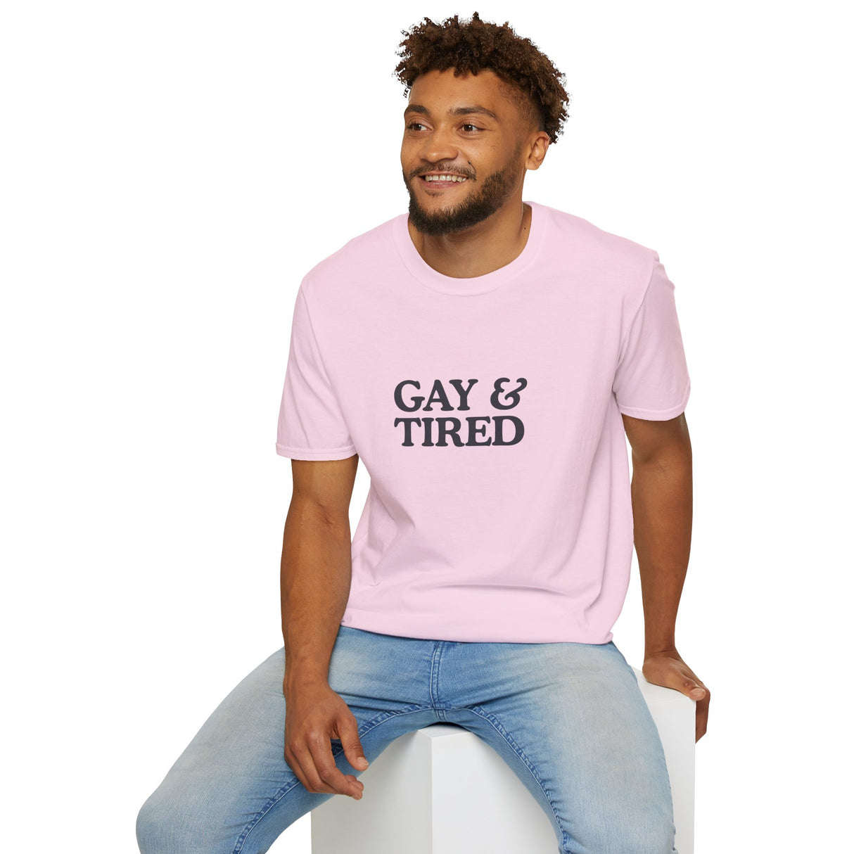 Gay & Tired Softstyle T-Shirt - Casual Comfort Tee for Everyday Wear