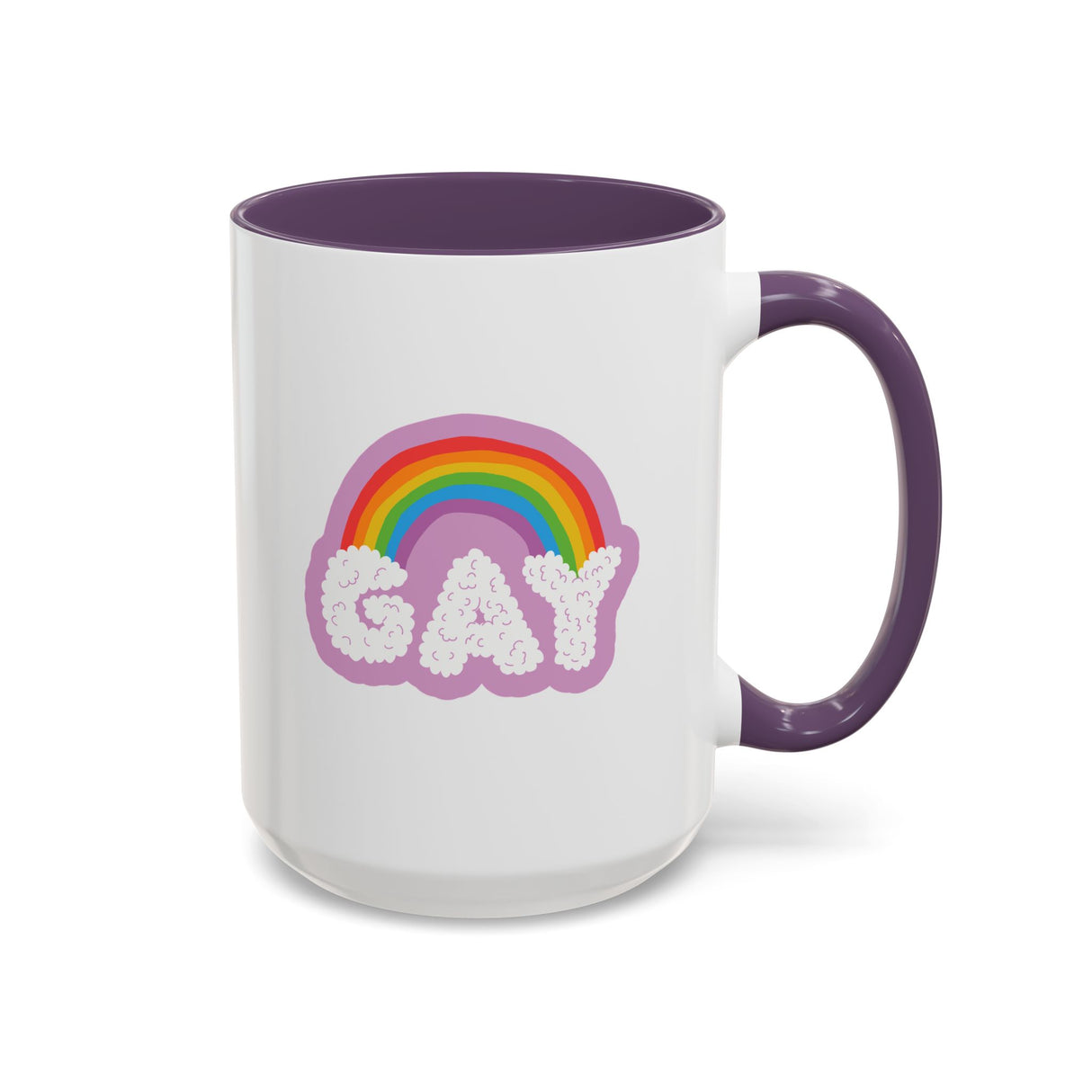 Gay Rainbow Cloud Mug - 11oz & 15oz Options