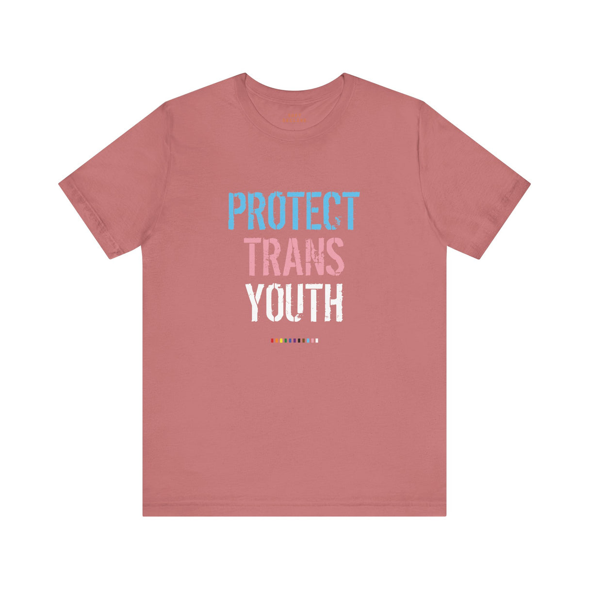 2025 Protect Trans Youth Lightweight Tee – Soft Fit, Urgent Message