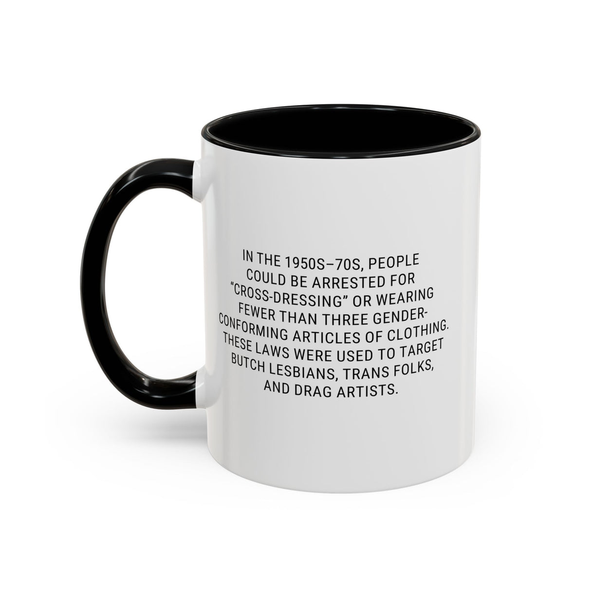 Wearing Pants Was a Crime Accent Mug – Sip With Defiance