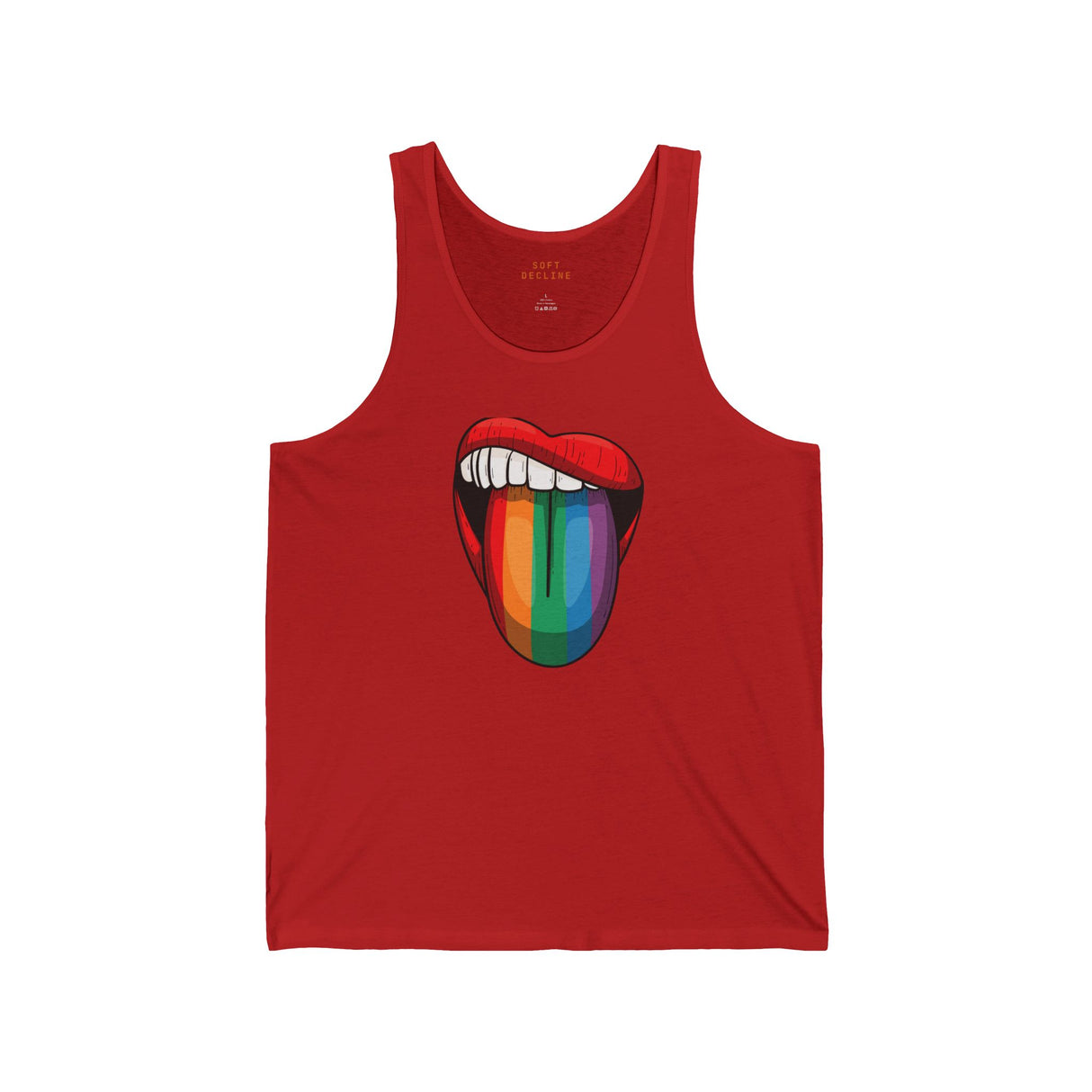 Rainbow Lick Lightweight Tank Top