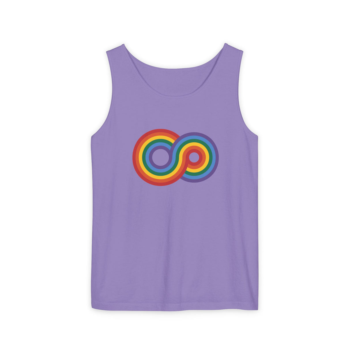 Gayfinity Rainbow Heavyweight Tank – Garment-Dyed, Endlessly Bold