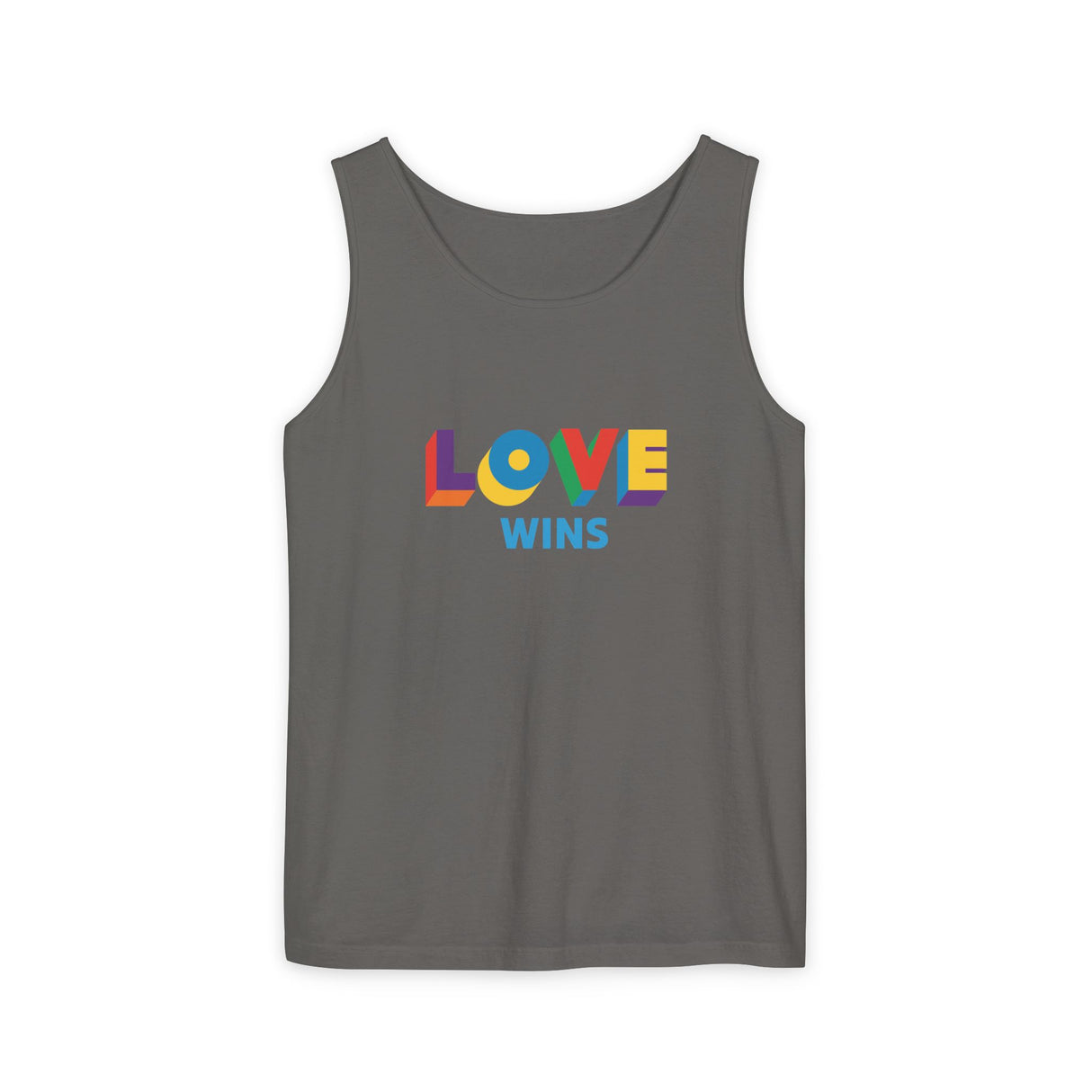 Love Wins Heavyweight Tank – Washed Soft, Worn Proud