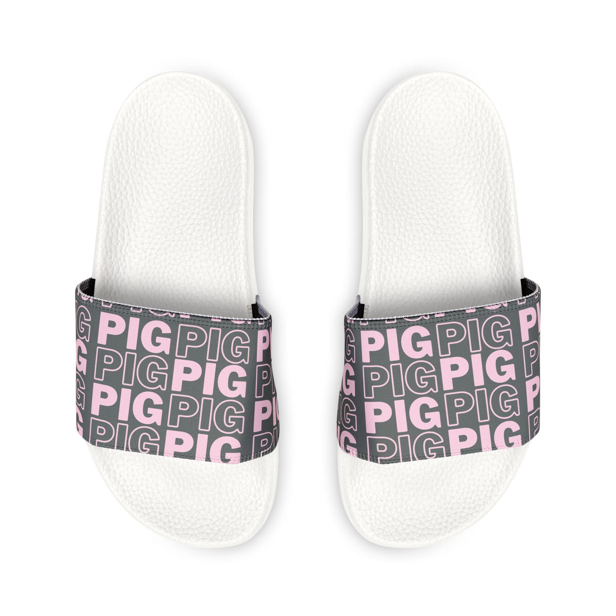 Pig Pattern Men's Sandals with Design – Perfect for Summer Outings