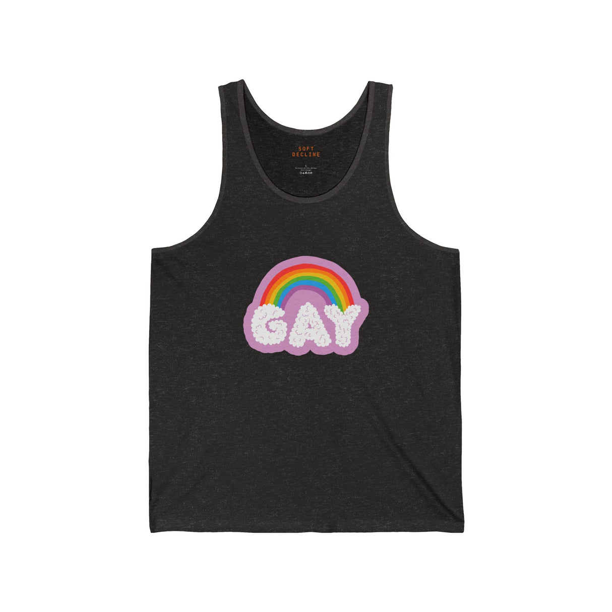 Gay Cloud Tank – Chill, Sunny, and Very Out