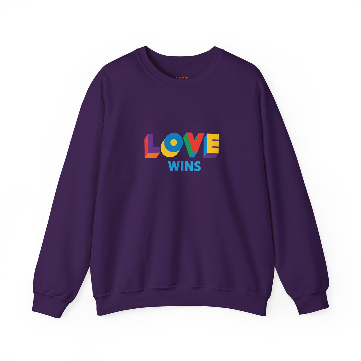 Love Wins Medium Weight Sweatshirt – Soft Feel, Solid Message
