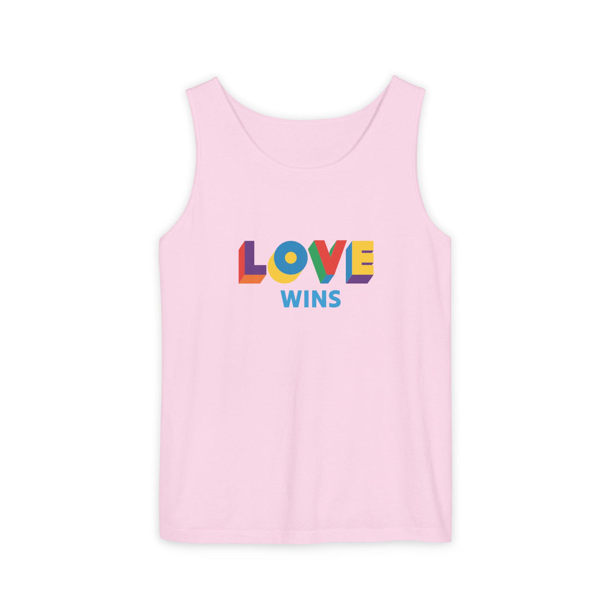 Love Wins Heavyweight Tank – Washed Soft, Worn Proud