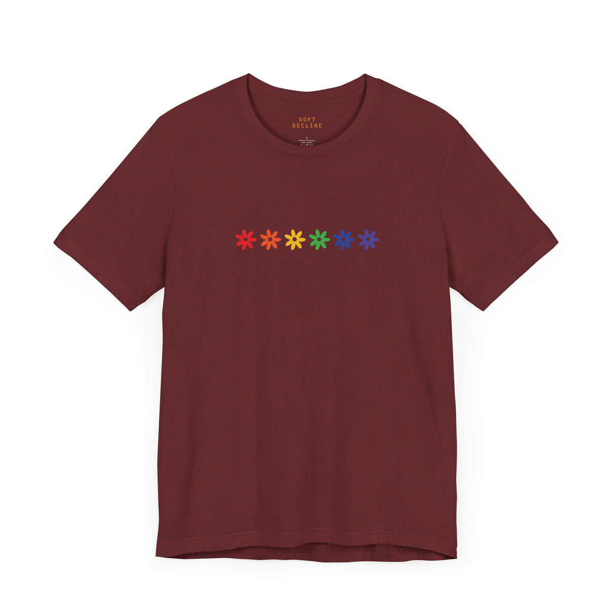 Rainbow Flowers Tee – Soft Threads, Strong Intentions