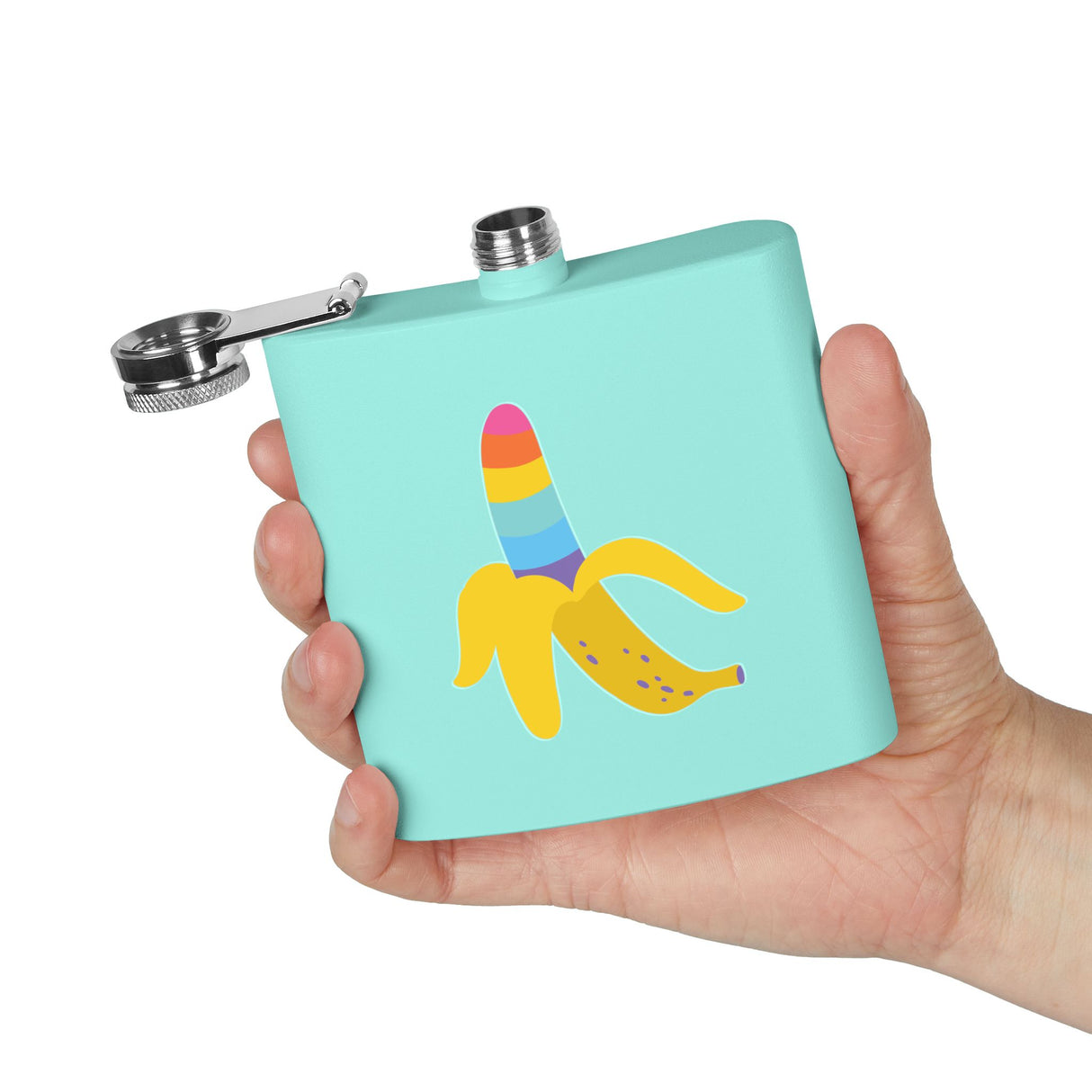 Banana Rainbow Stainless Steel Flask