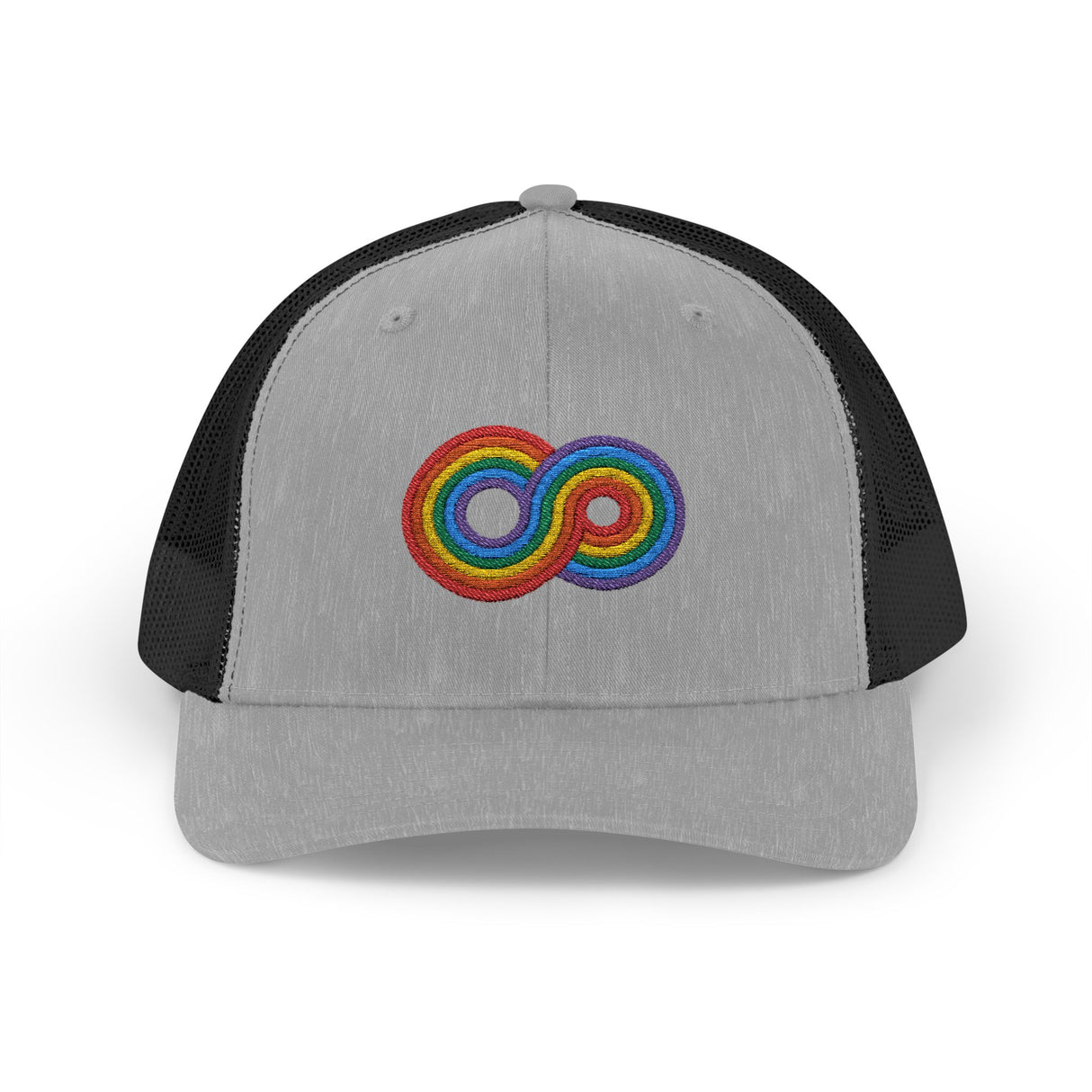 Gayfinity Rainbow Trucker Hat – Breezy Build, Boundless Pride