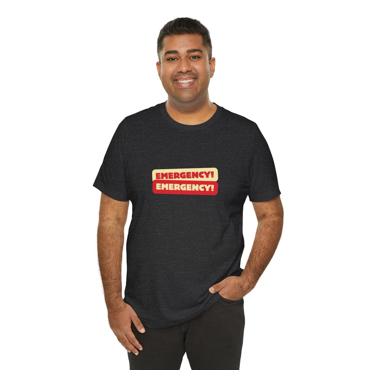 Emergency! Emergency! Lightweight Tee – Flash Warning, Soft Fit