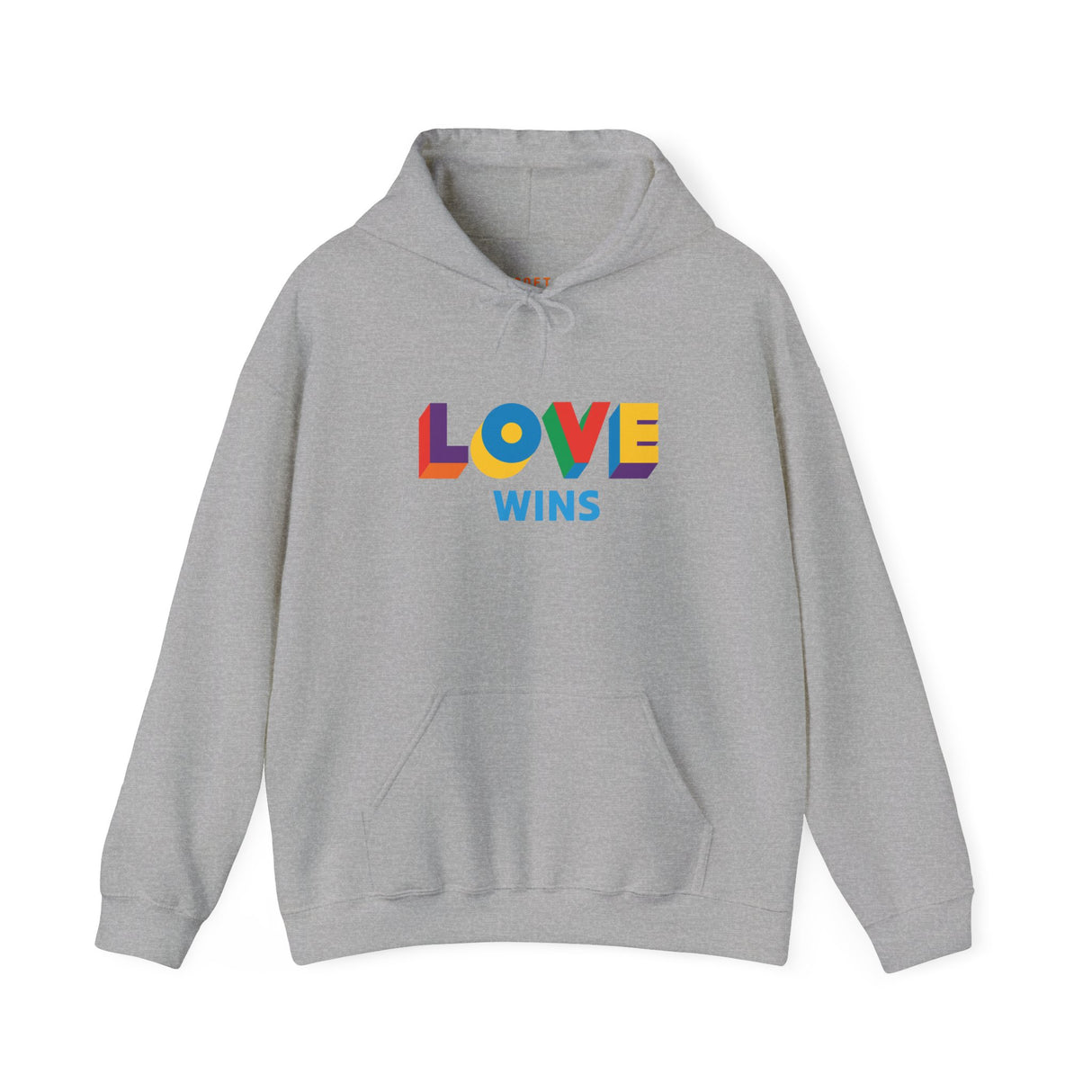 Love Wins Medium Weight Hoodie – Warm Layers, Brighter Days