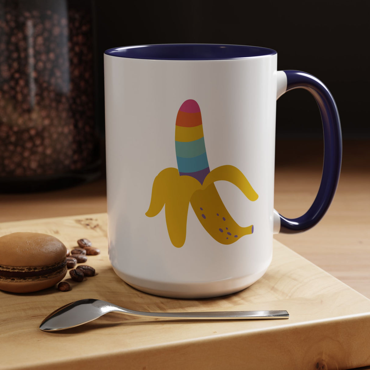 Rainbow Banana Coffee Mug - 11oz & 15oz Options