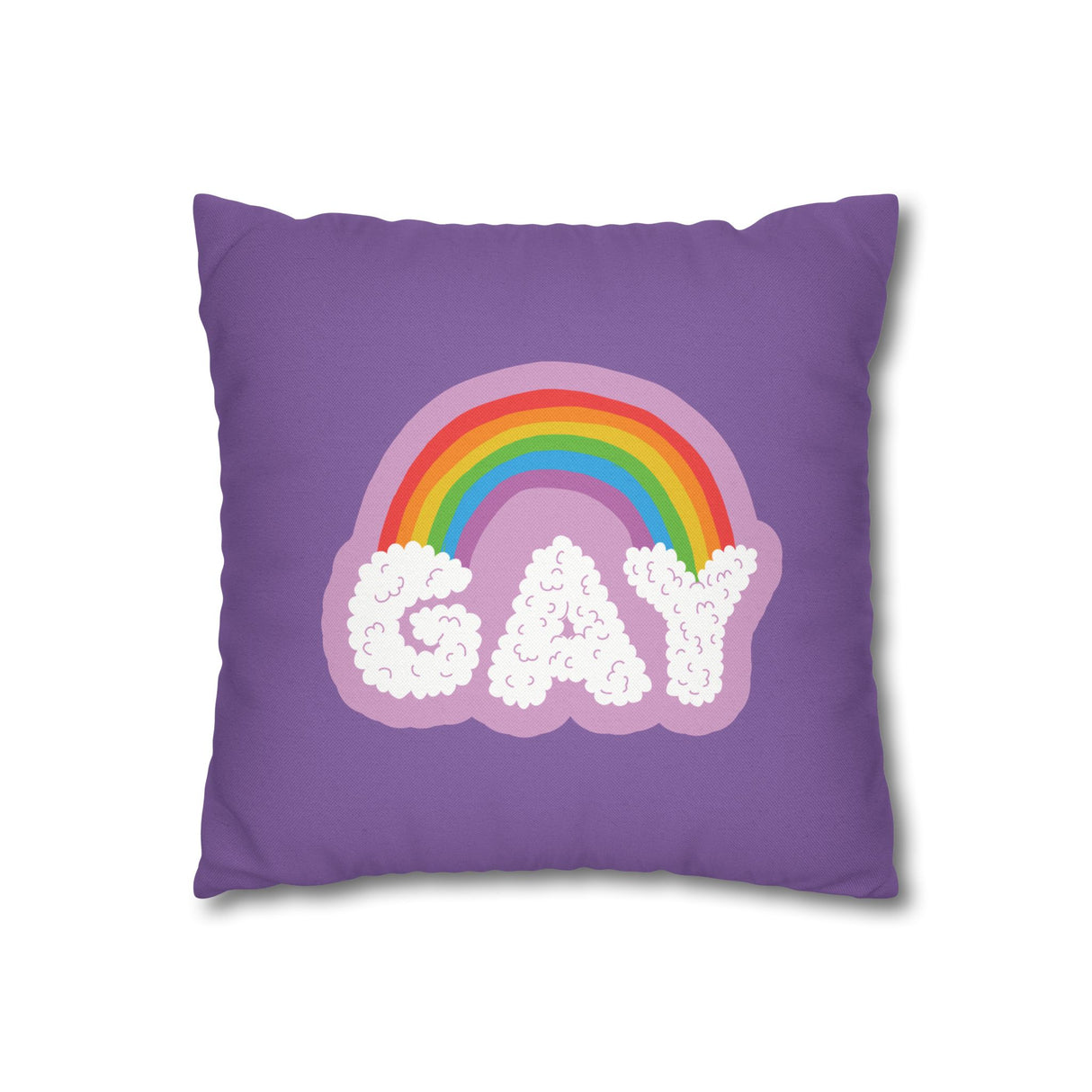 Gay Cloud Pillow Cover – Soft, Sweet, and Proud as Hell