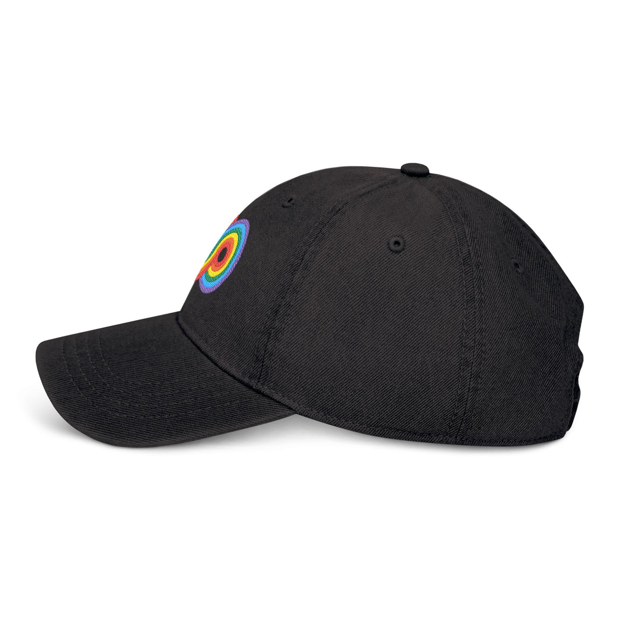 Gayfinity Rainbow Denim Hat – Chill Fit, Infinite Energy