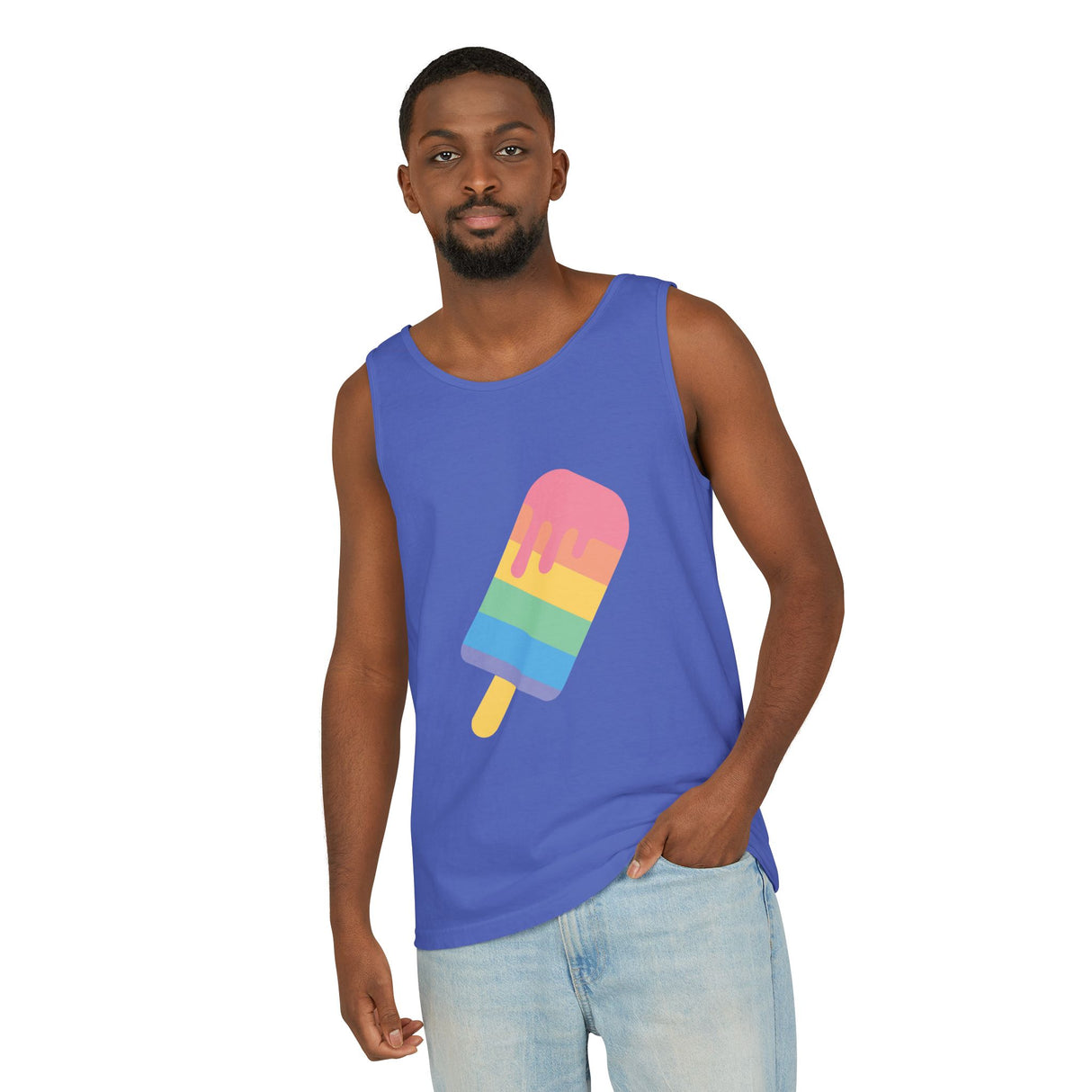 Melting Point Popsicle Unisex Tank Top - Summer Vibes