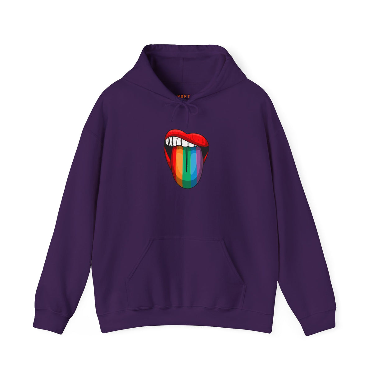 Rainbow Lick Cozy Pullover Hoodie