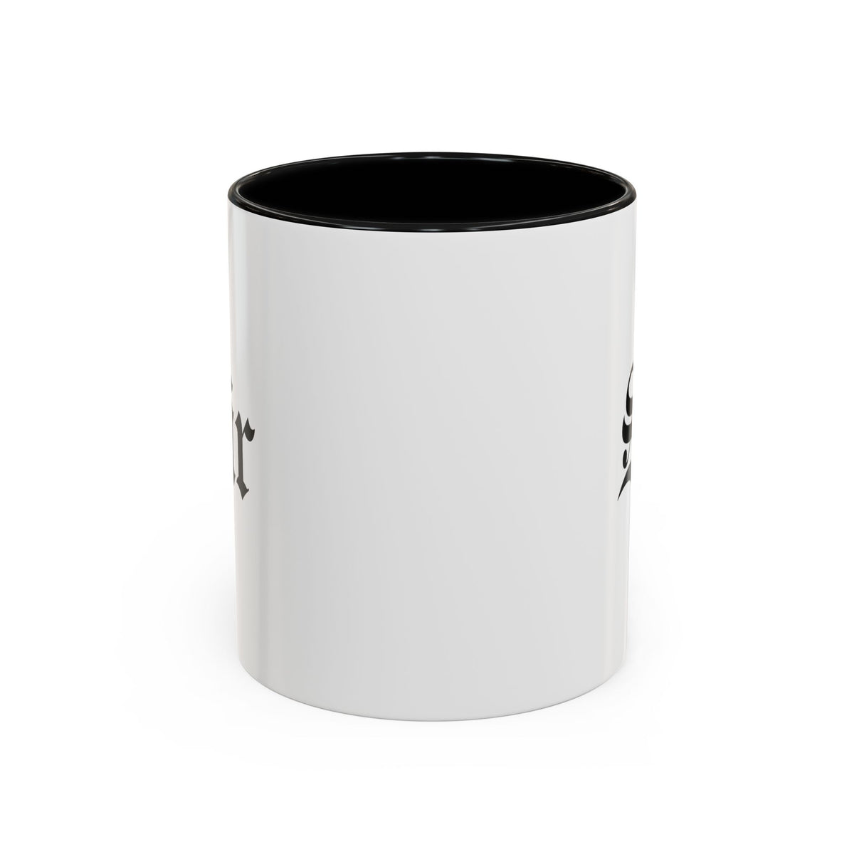 Sir Accent Coffee Mug - Black Handle, 11oz & 15oz Options