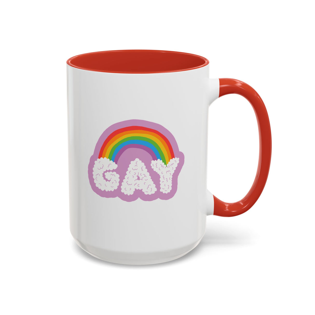 Gay Rainbow Cloud Mug - 11oz & 15oz Options