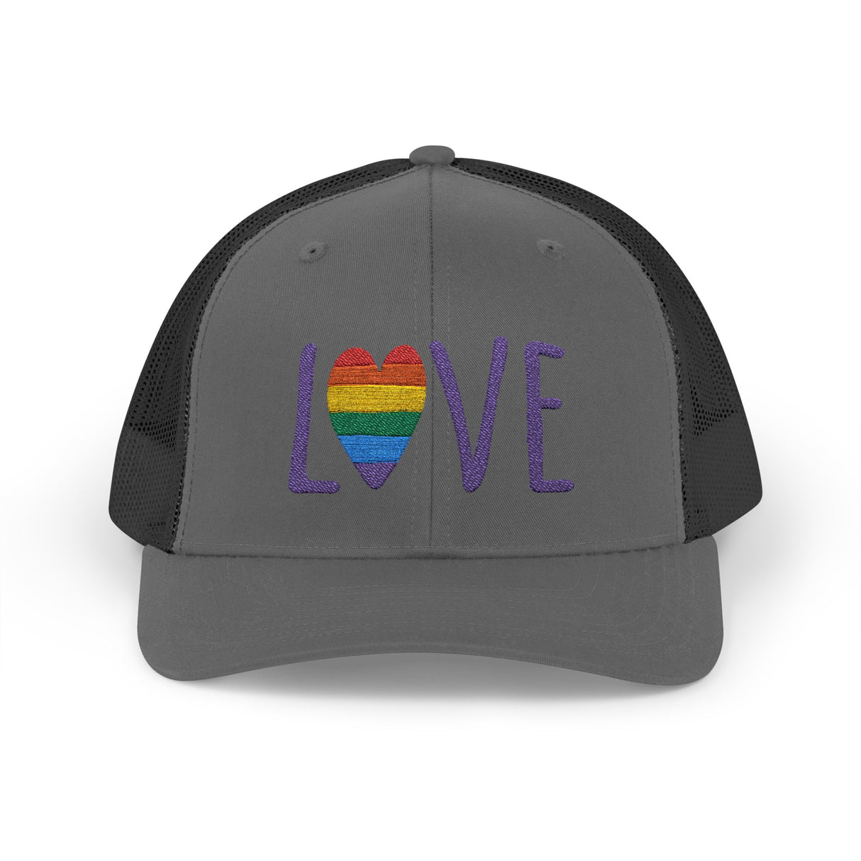 LOVE Rainbow Snapback Trucker Cap