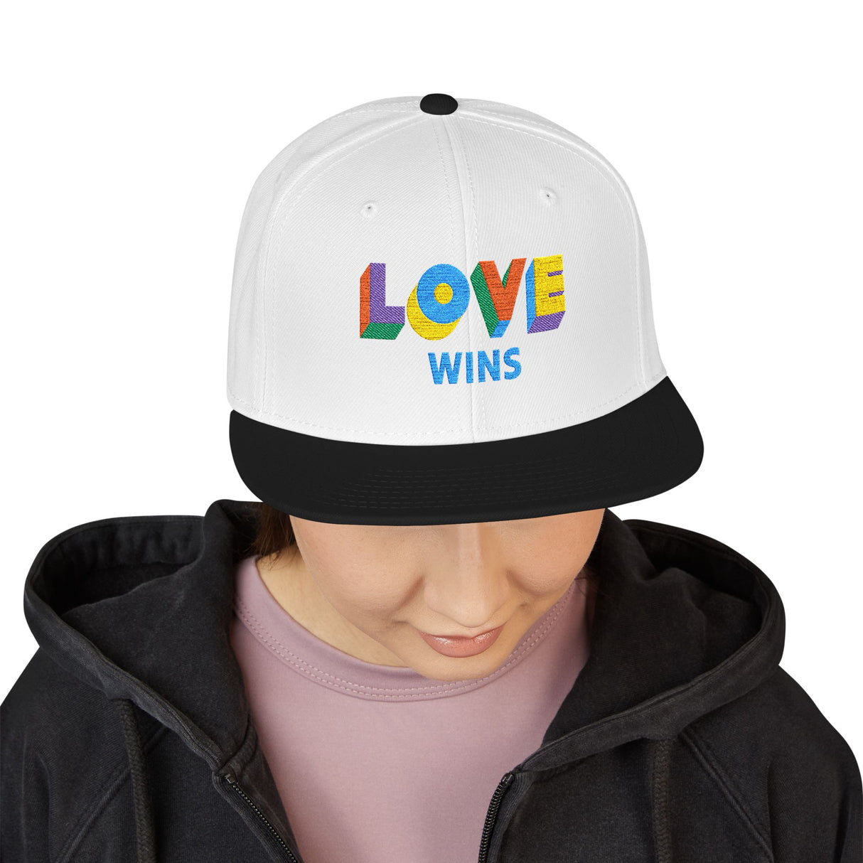 Love Wins Embroidered Hat – Bold Thread, Big Truth