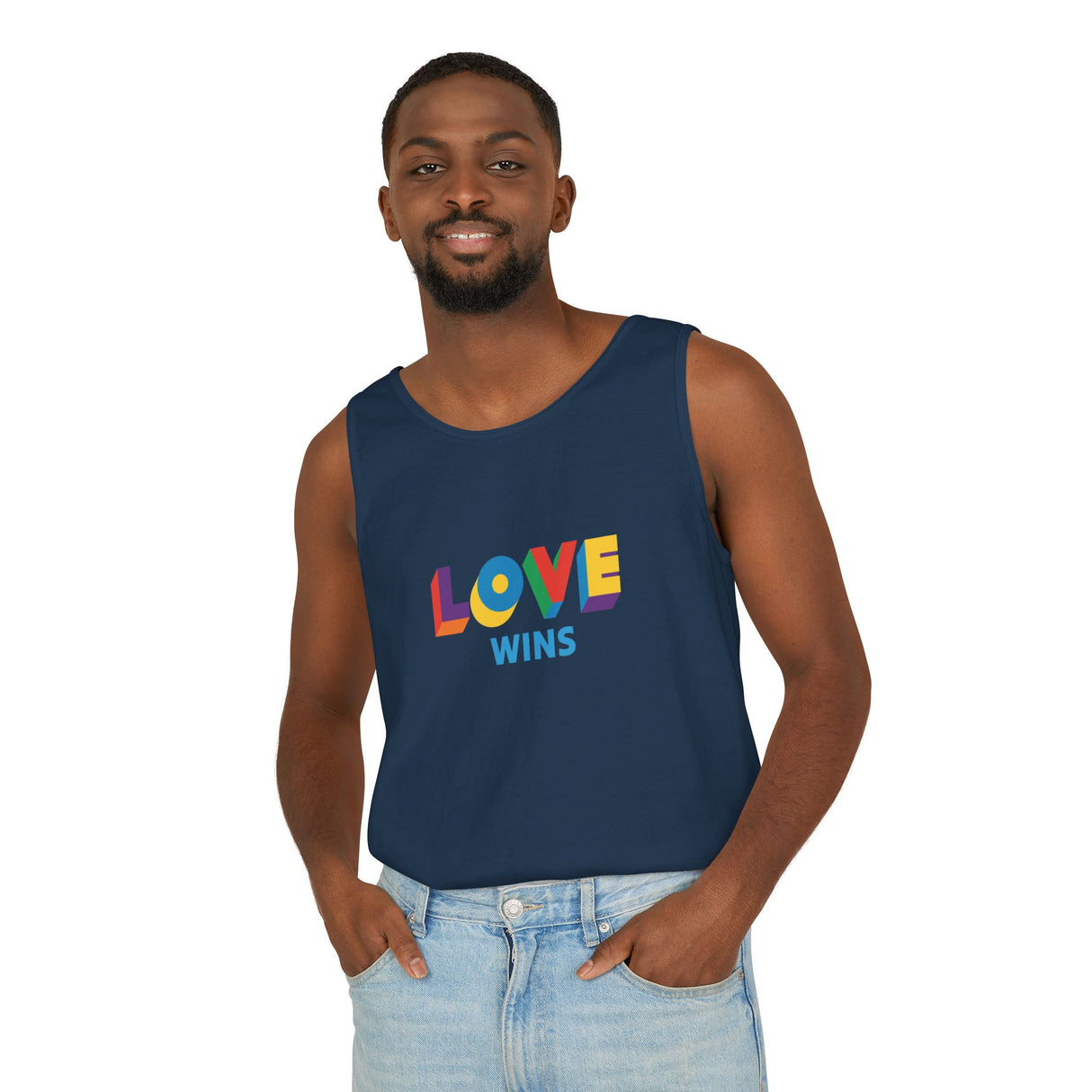 Love Wins Heavyweight Tank – Washed Soft, Worn Proud