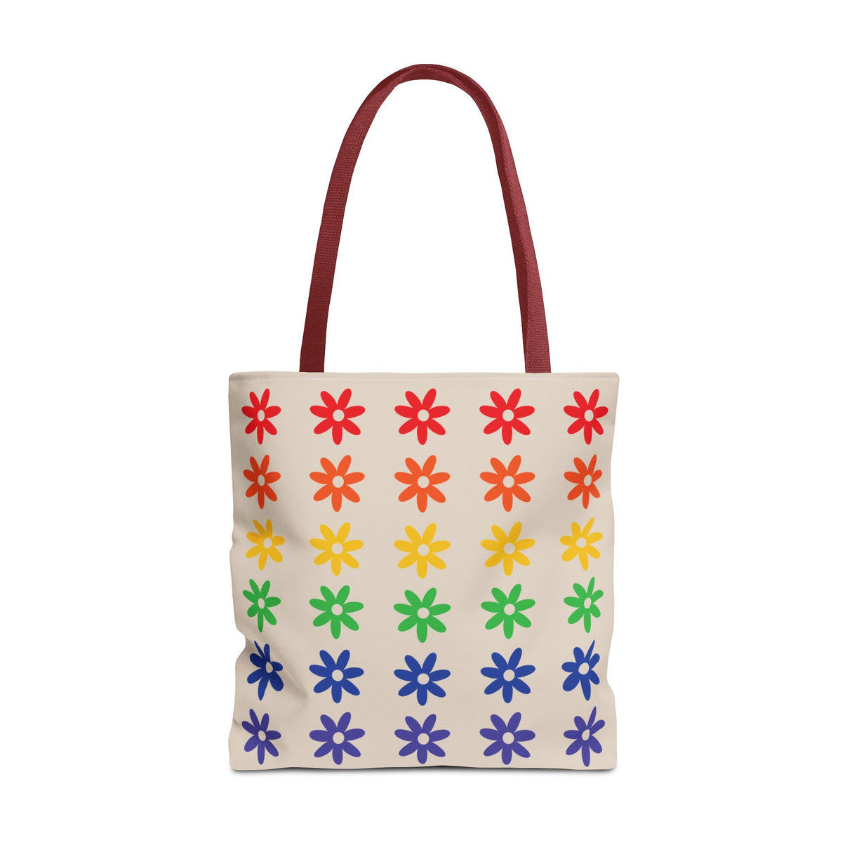 Rainbow Flowers Tote – Carry Softness, Radiate Power