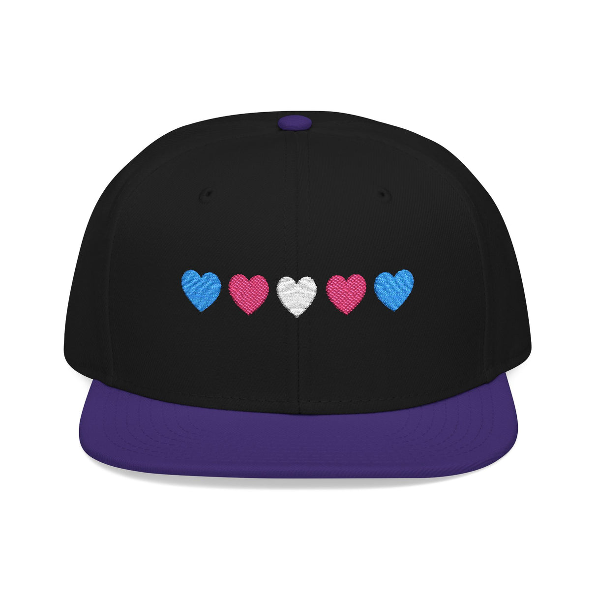 Trans Heart Snapback – Structured Fit, Unshakable Pride