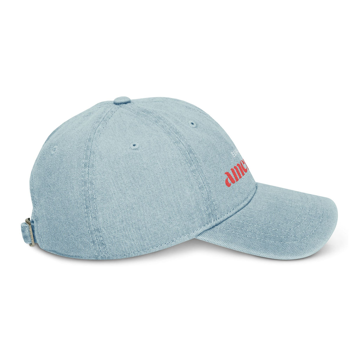 Exhausted American Embroidered Denim Hat
