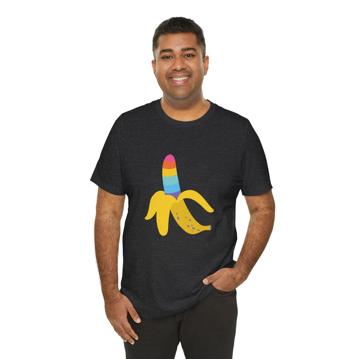 Banana Rainbow Icon Jersey Tee