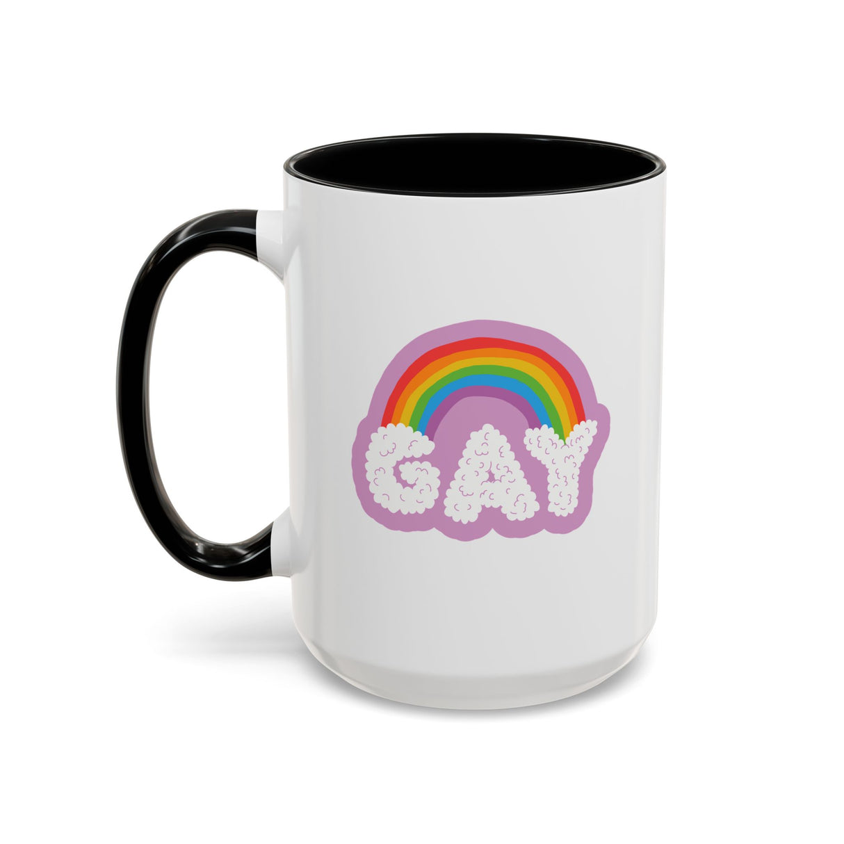 Gay Rainbow Cloud Mug - 11oz & 15oz Options