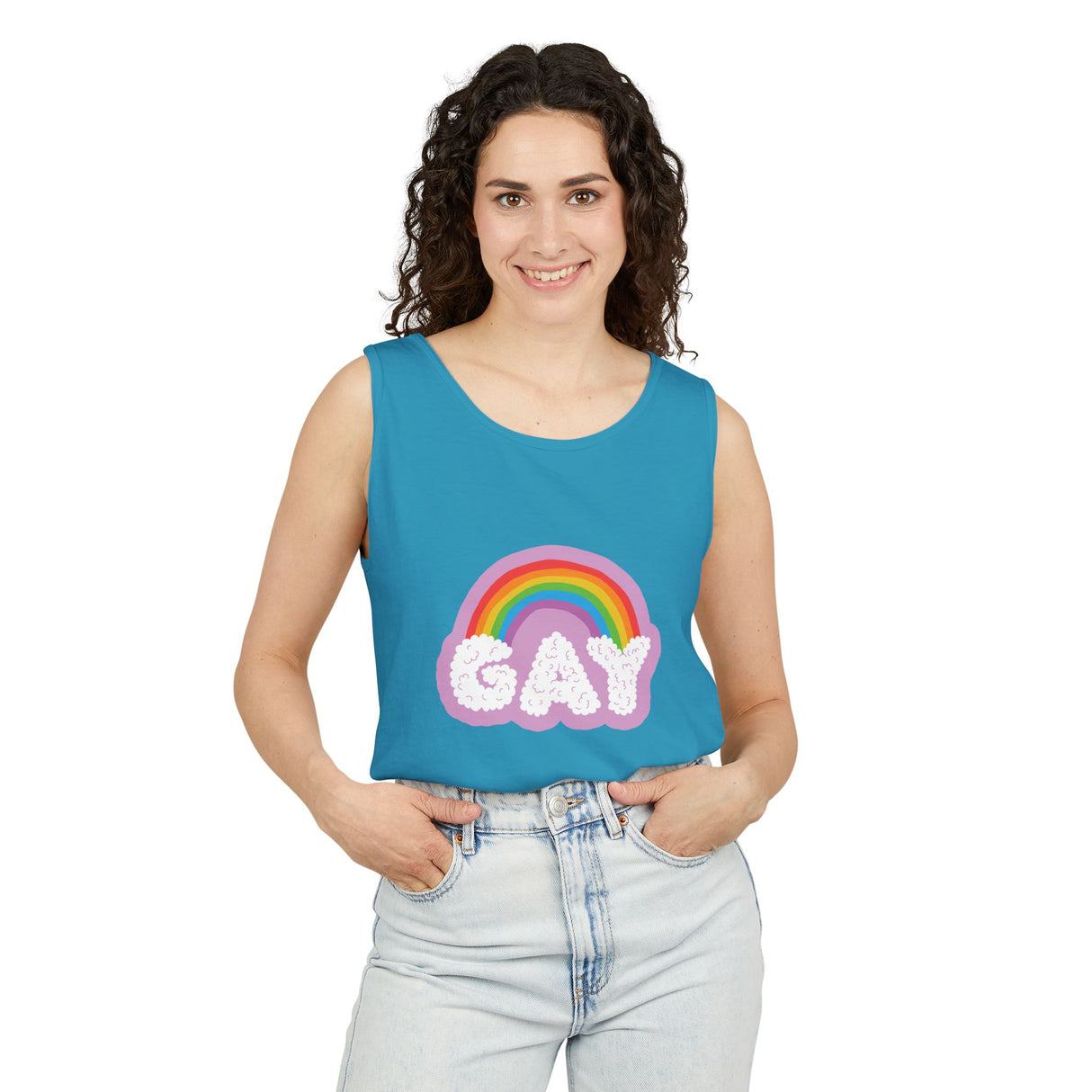 Gay Cloud Tank Top – Chill, Sunny, and Very Out