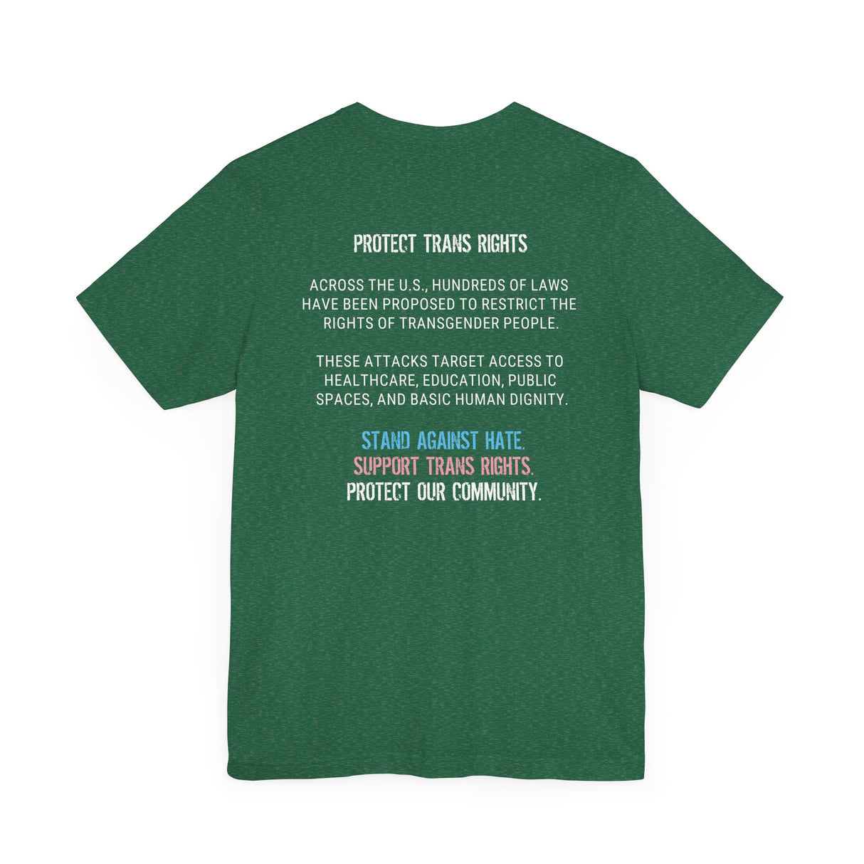 Protect Trans Rights 2025 Lightweight Tee – Soft Fabric, Hard Truth
