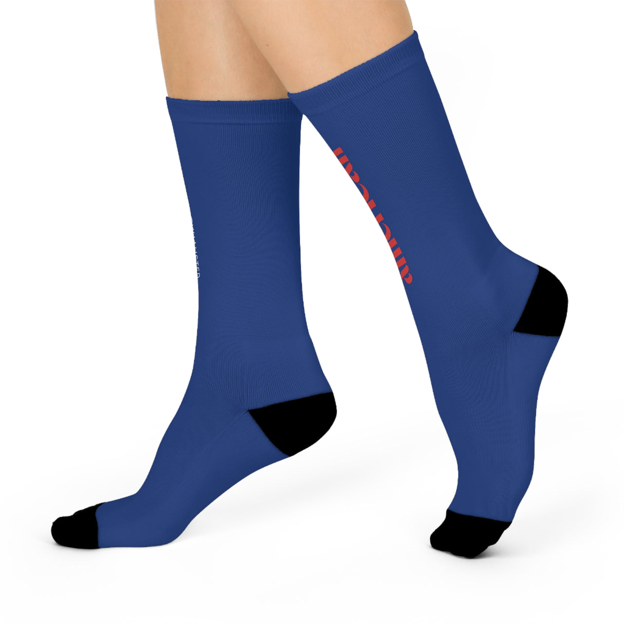Exhausted American Cushioned Crew Socks - Comfortable Everyday Wear