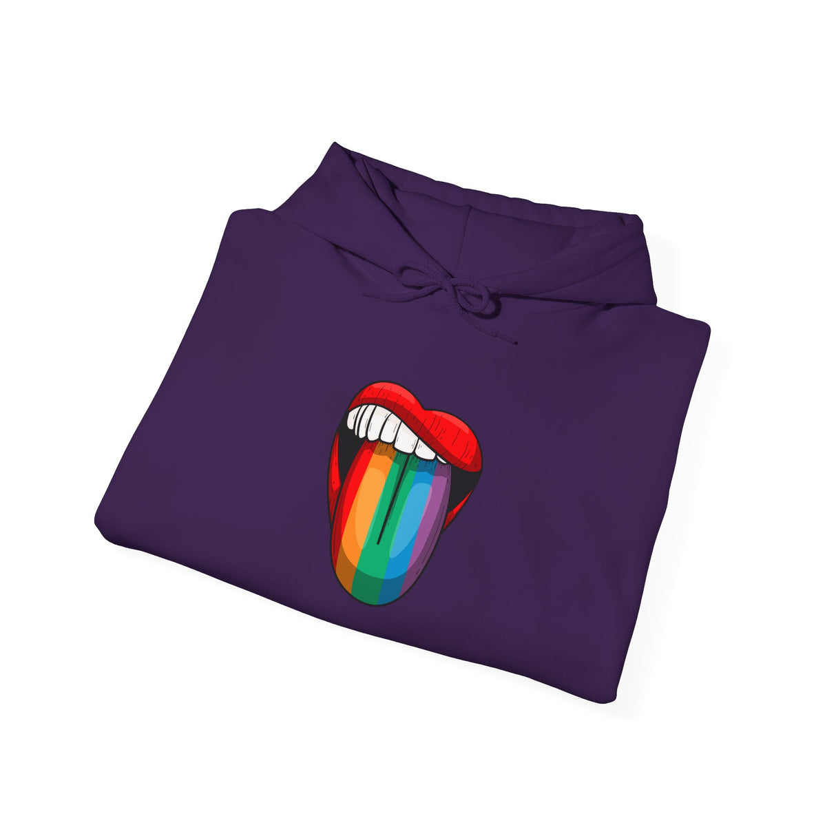 Rainbow Lick Cozy Pullover Hoodie