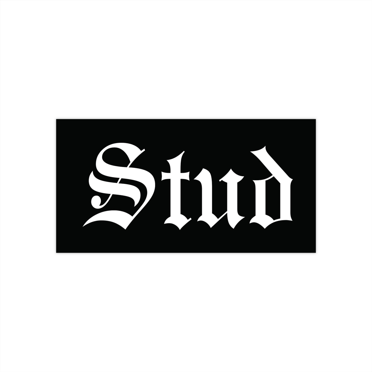 Stud Bumper Stickers - Stylish Automotive Decor